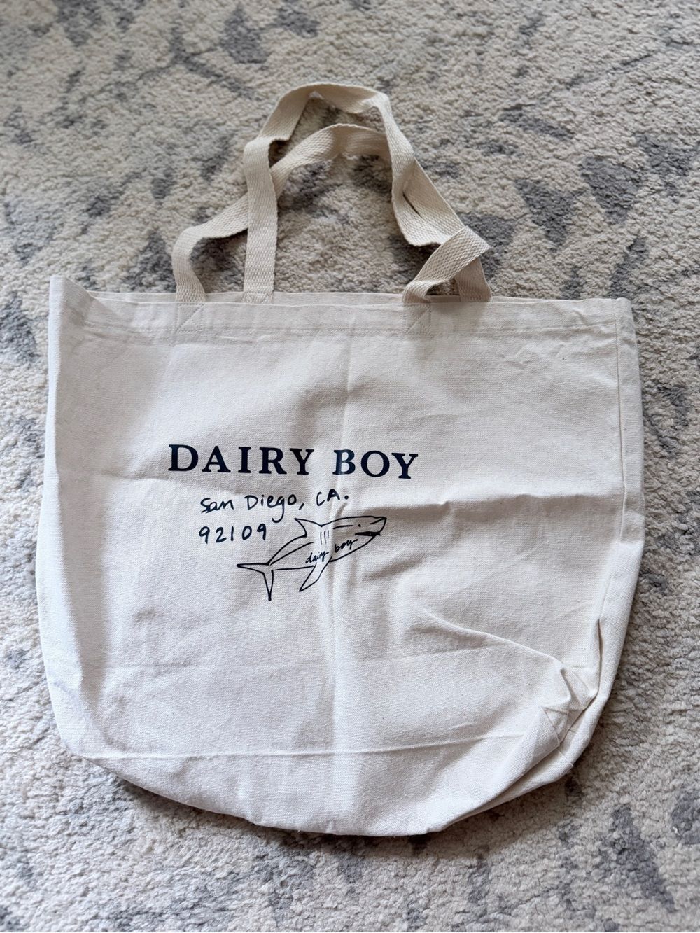 Limited Ed DAIRY BOY San Diego Canvas Tote - Picture 2 of 5
